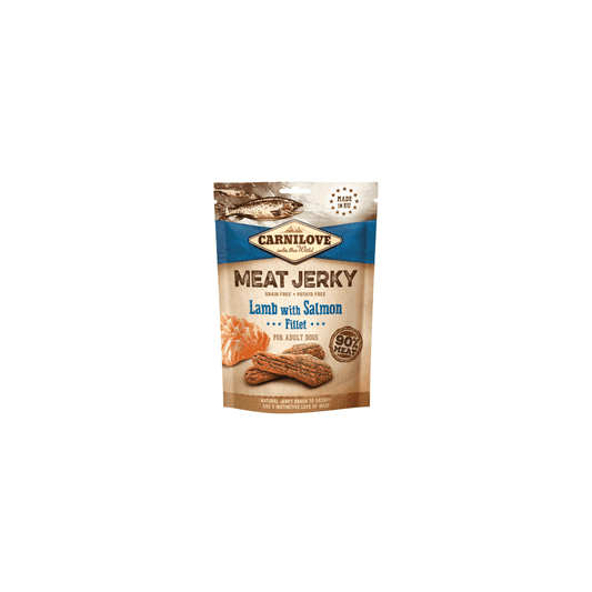 Carnilove Dog Treats: Meat Jerky Lamb with Salmon 100g