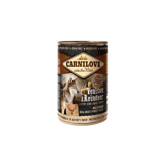Carnilove Wet Dog Food: Tins Adult Venison & Reindeer 6x400g