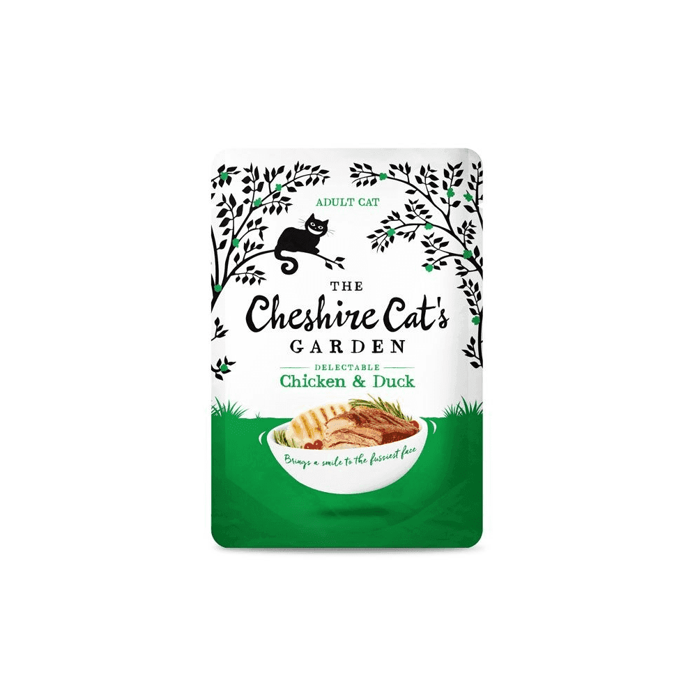 Cheshire's Cat Garden Cat Food: Adult Chicken & Duck 8x85g