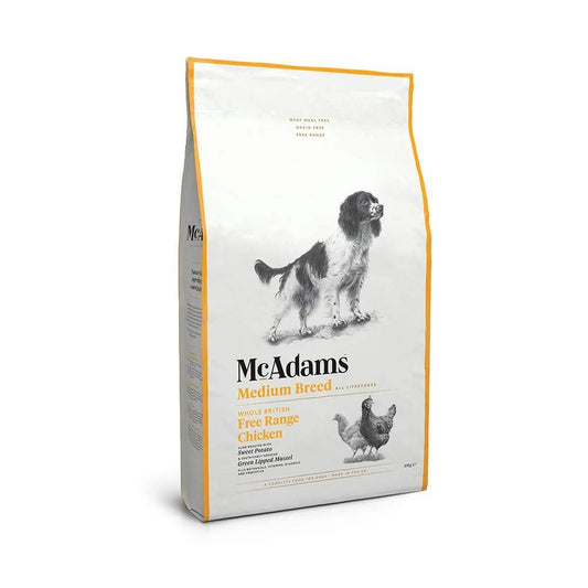 McAdams Dog Food: Adult Medium Breed Free Range Chicken