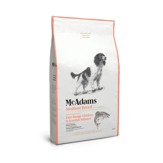 McAdams Dog Food: Adult Medium Breed Free Range Chicken & Salmon