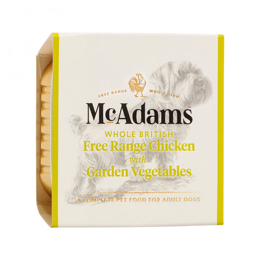 McAdams Wet Dog Food: Free Range Chicken with Vegetables 150g