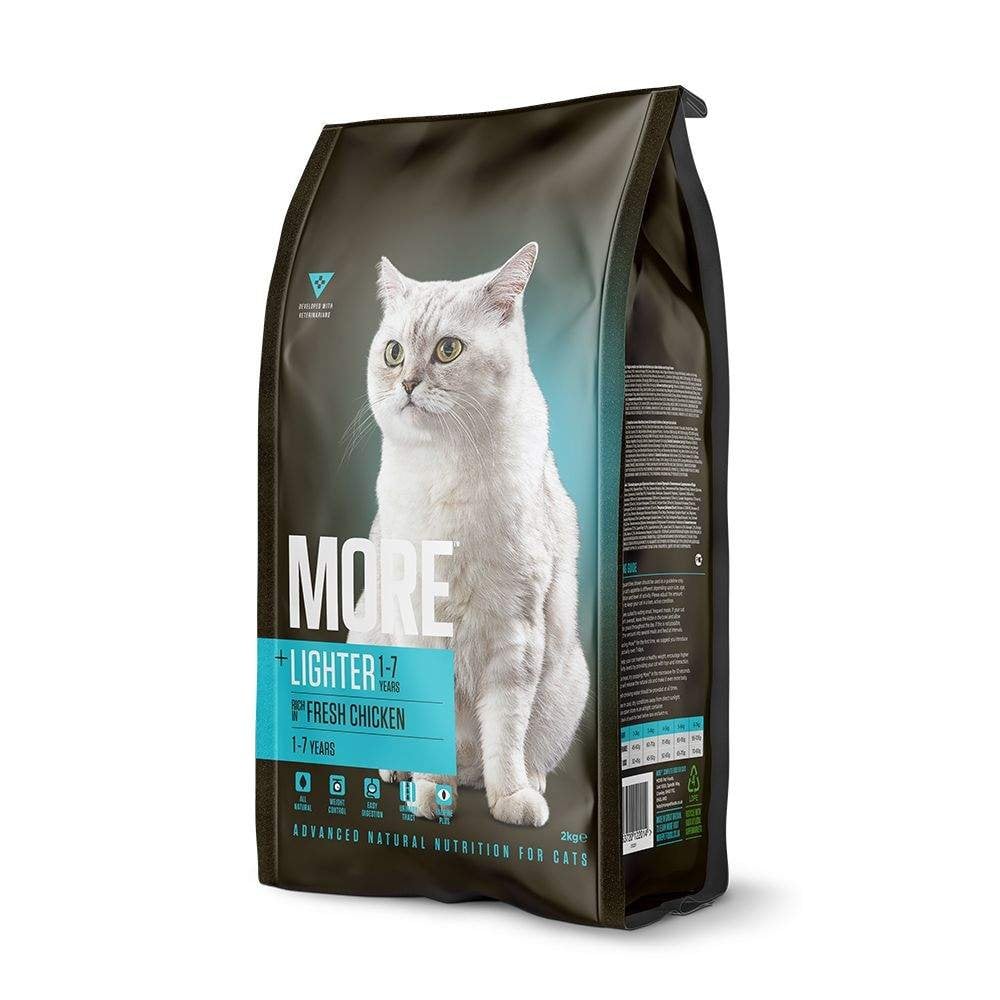 MORE Dry Cat Food: +Light Chicken 2kg