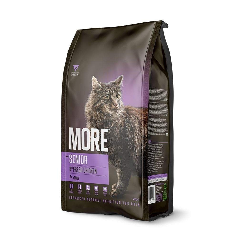 MORE Dry Cat Food: +Senior Chicken 2kg