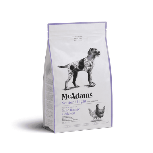 McAdams Dog Food: Light/ Senior Free Range Chicken