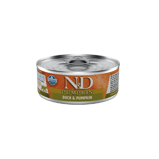 Natural & Delicious Wet Cat Food: Adult Duck & Pumpkin 70g