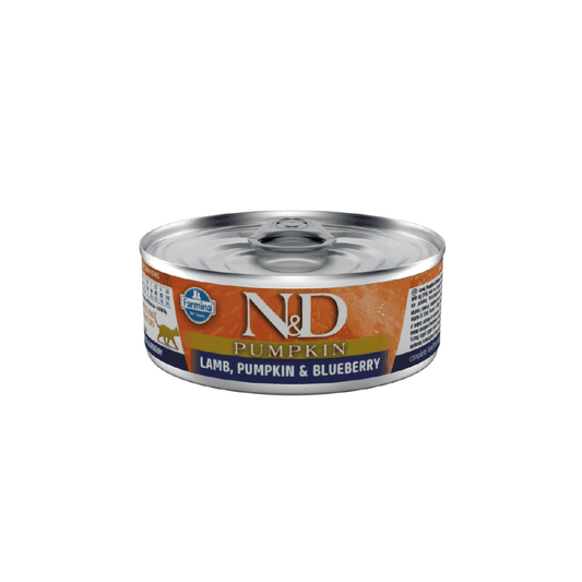 Natural & Delicious Wet Cat Food: Adult Lamb, Pumpkin & Blueberry 70g