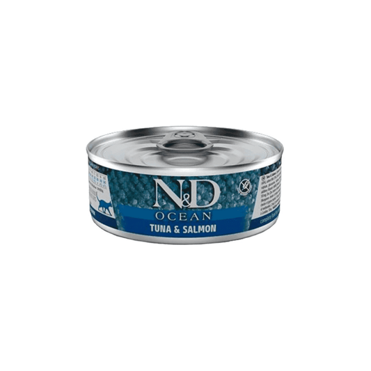 Natural & Delicious Wet Cat Food: Adult Ocean Tuna & Salmon 70g