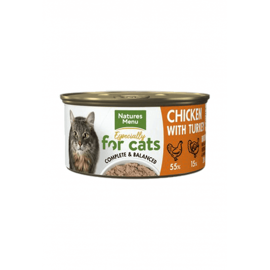 Natures Menu Wet Cat Food: Adult Chicken & Turkey 85g