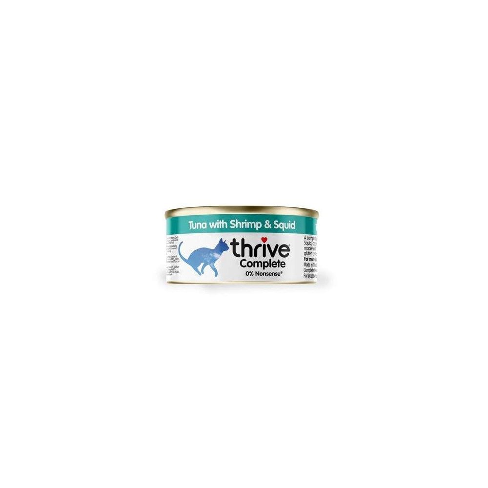 Thrive Wet Cat Food: Tuna with Shrimp & Squid 75g