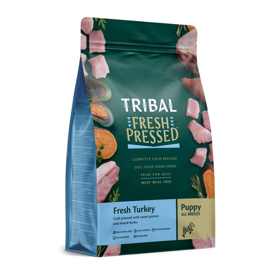 Tribal Dog Food: Puppy Cold Pressed Fresh Turkey