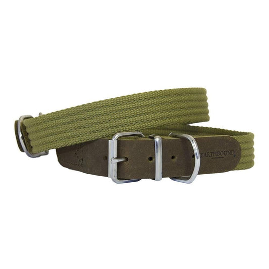 Earthbound Cotton Collar Green