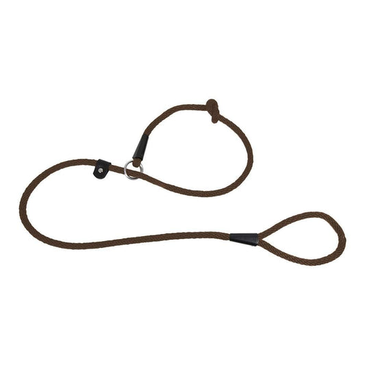 Earthbound Rope Slip Lead Brown Medium (130cm x 10mm)