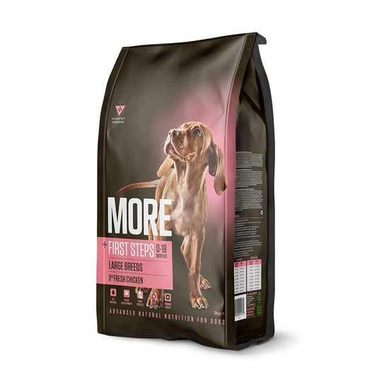 MORE Dog Food: +First Steps Large Breed Chicken 12kg