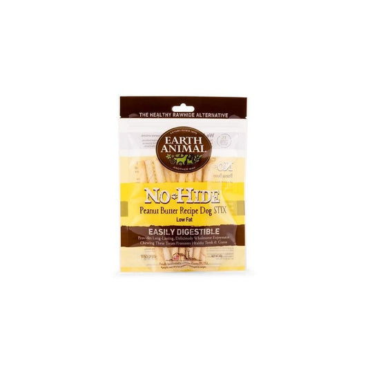 Earth Animal No Hide Peanut Butter Stix 10pk