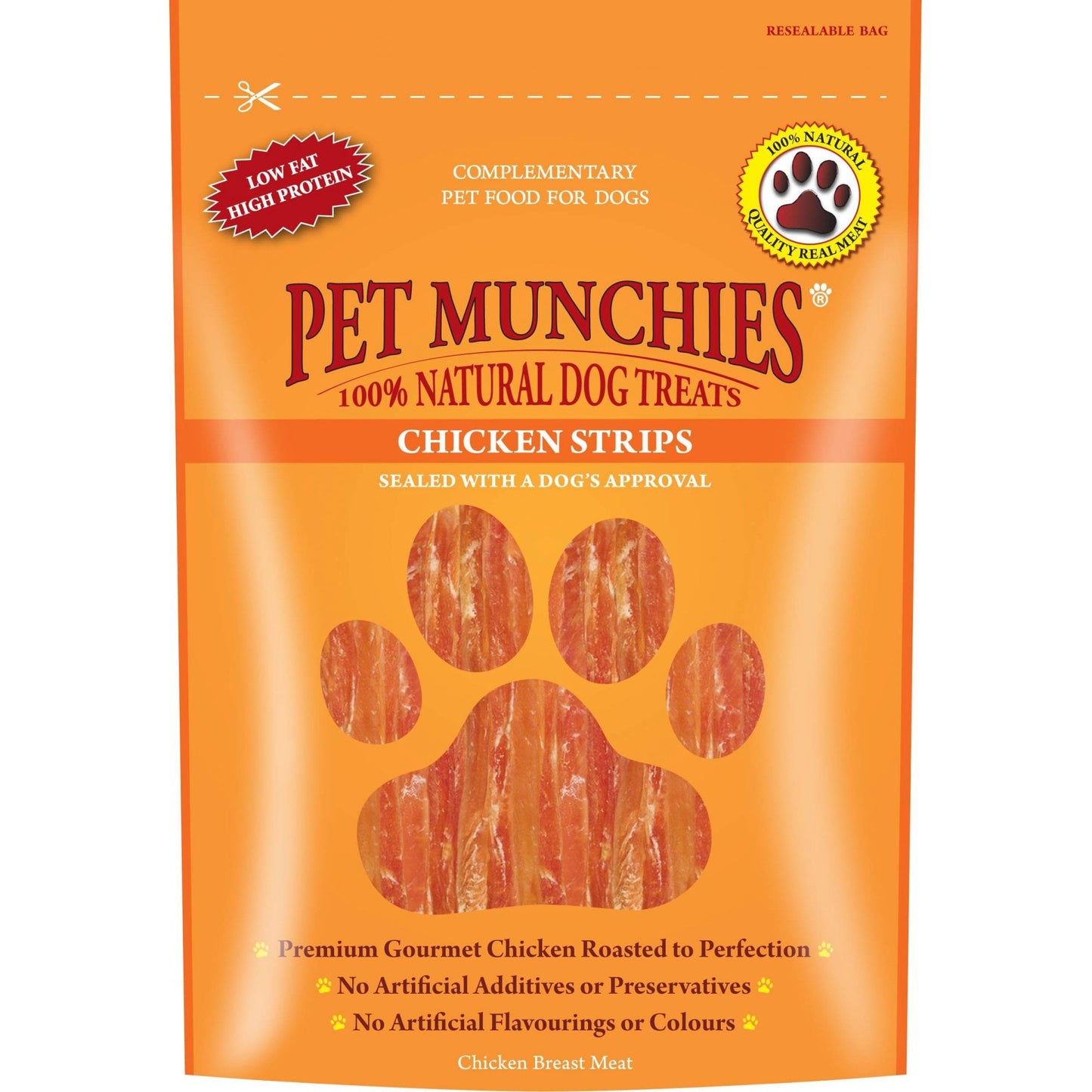 Pet Munchies Natural Chicken Strips 90g