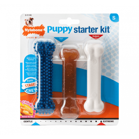 Nylabone Puppy Starter Kit Triple Pack Small