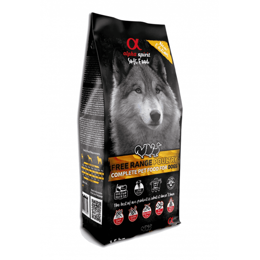 Alpha Spirit Dog Food: Semi Moist Adult Poultry