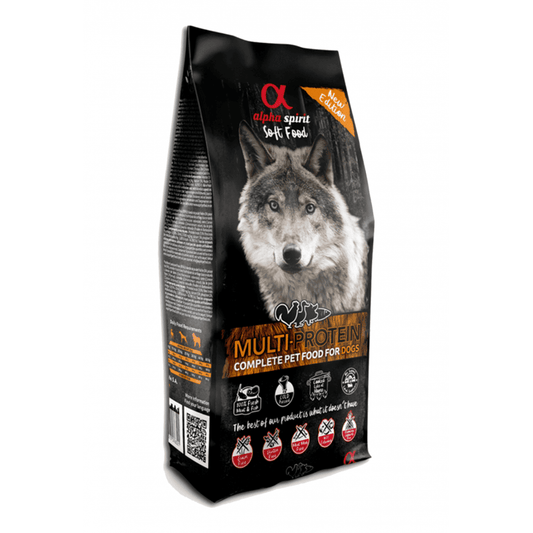 Alpha Spirit Dog Food: Semi Moist Adult Multi-Protein