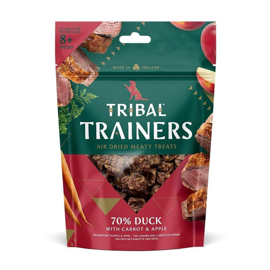 Tribal Dog Treats: Trainers Duck, Carrot & Apple 80g