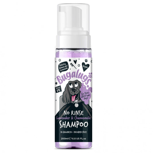 Bugalugs No Rinse Dog Shampoo Lavender & Chamomile 200ml