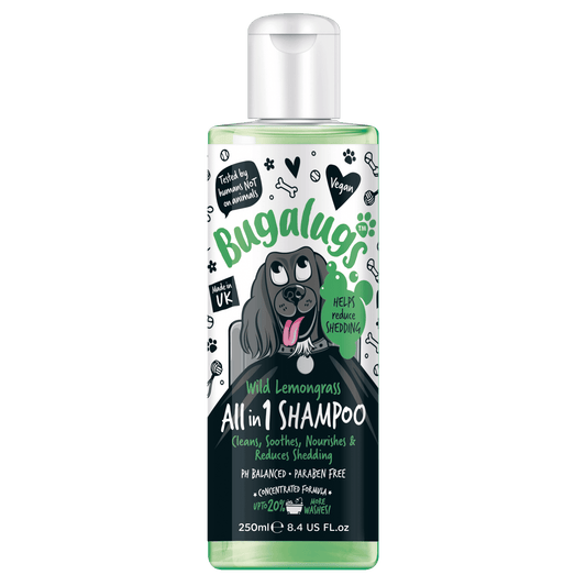 Bugalugs All in One Wild Lemongrass Dog Shampoo 250ml
