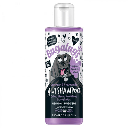 Bugalugs 4 In 1 Lavender & Chamomile Dog Shampoo 250ml