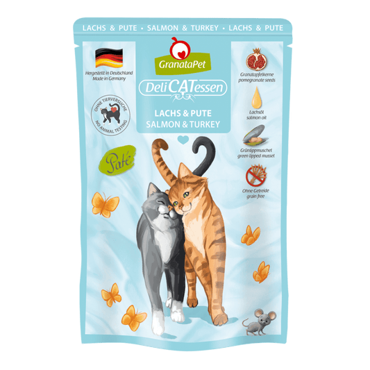 Granatapet Wet Cat Food: DeliCATessen Salmon & Turkey 85g
