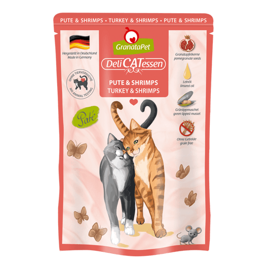Granatapet Wet Cat Food: DeliCATessen Turkey & Shrimps 85g