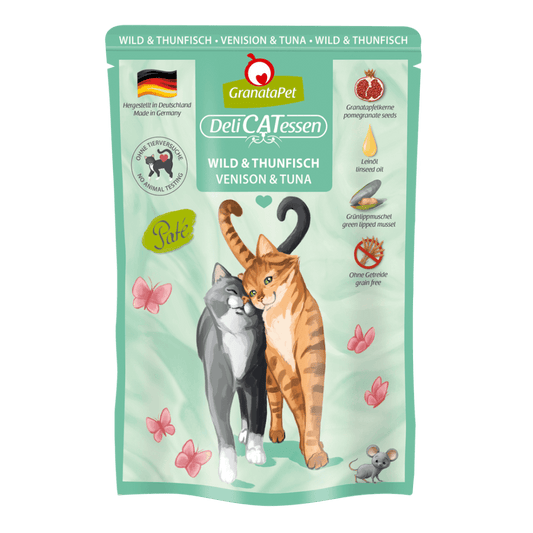 Granatapet Wet Cat Food: DeliCATessen Venison & Tuna 85g