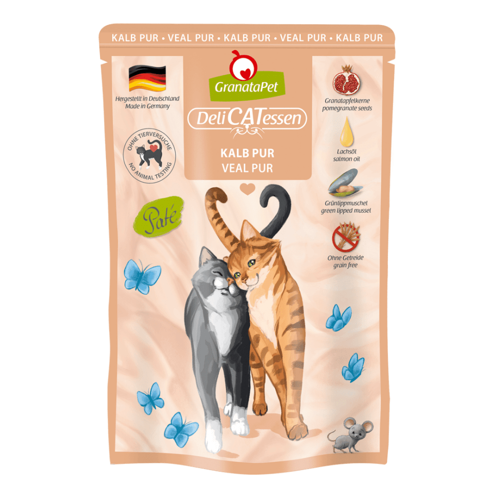 Granatapet Wet Cat Food: DeliCATessen Veal PUR 85g
