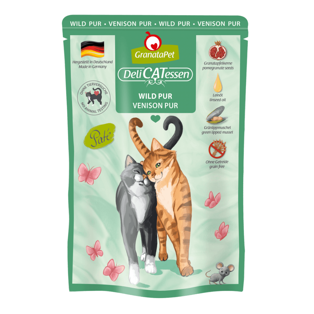Granatapet Wet Cat Food: DeliCATessen Venison PUR 85g