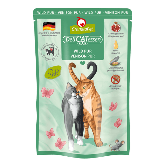Granatapet Wet Cat Food: DeliCATessen Venison PUR 85g