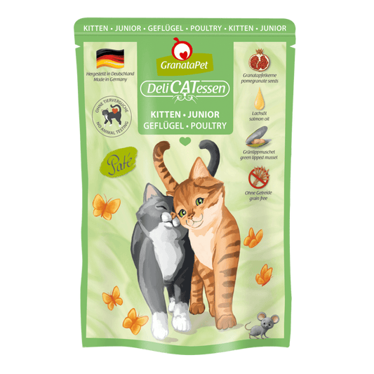 Granatapet Wet Cat Food: DeliCATessen Kitten Poultry 85g