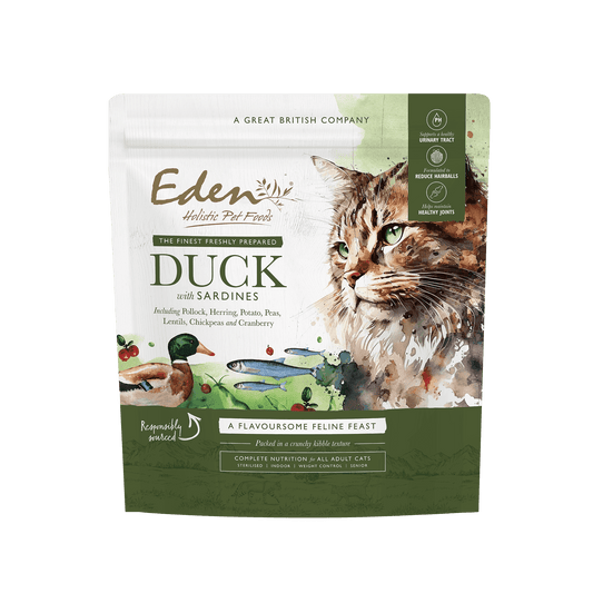 Eden Cat Food: Adult Duck with Sardines 1.5kg