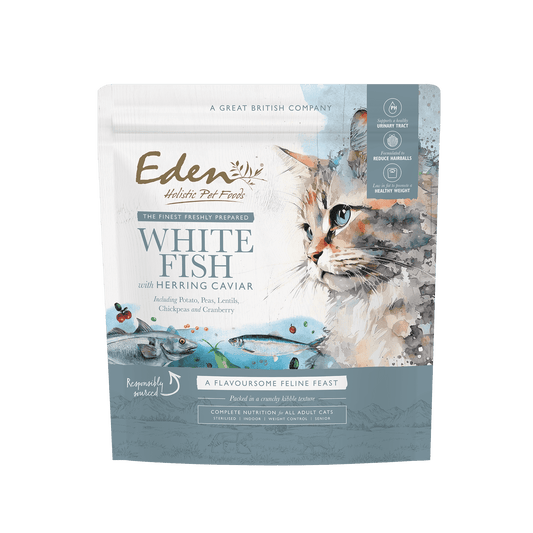 Eden Cat Food: Adult White Fish with Herring Caviar 1.5kg