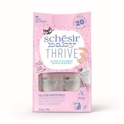 Schesir Baby Thrive Wet Cat Food: Kitten Chicken 20x8g
