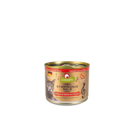 Granatapet Wet Cat Food: Symphonie Pheasant, Duck with Chicken 200g