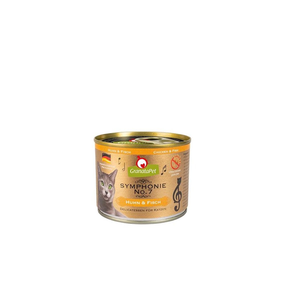 Granatapet Wet Cat Food: Symphonie Chicken & Fish 200g