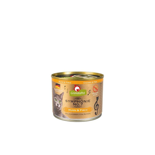 Granatapet Wet Cat Food: Symphonie Chicken & Fish 200g