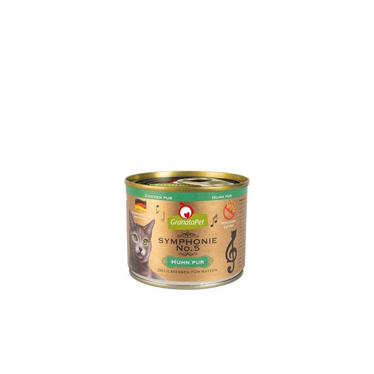 Granatapet Wet Cat Food: Symphonie Chicken PUR 200g