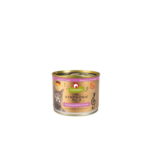 Granatapet Wet Cat Food: Symphonie Prawns & Turkey 200g