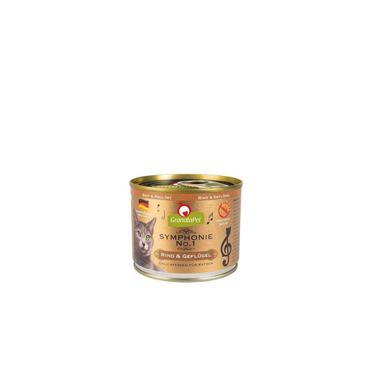 Granatapet Wet Cat Food: Symphonie Beef & Poultry 200g