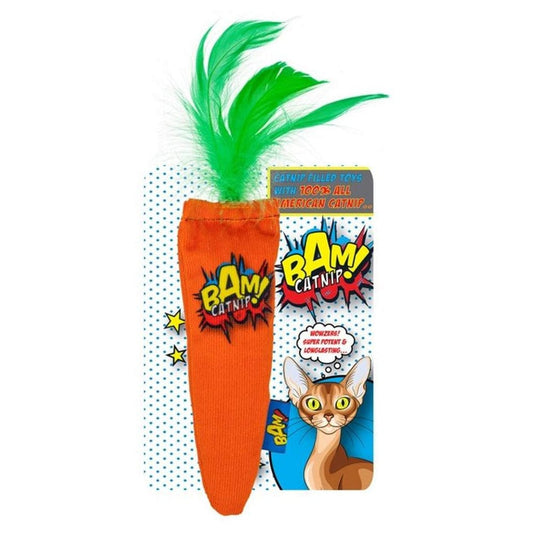 BAM Catnip Carrot Cat Toy