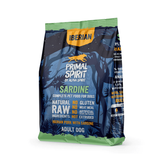 Primal Spirit Dog Food: Adult Iberian Pork with Sardine
