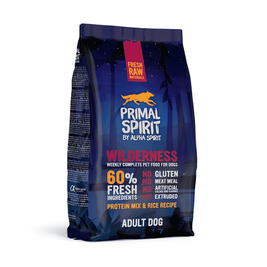 Primal Spirit Dog Food: Adult Wilderness Pork, Chicken & Fish