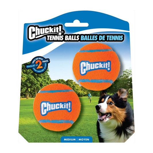 Chuckit Tennis Ball Medium 2pk