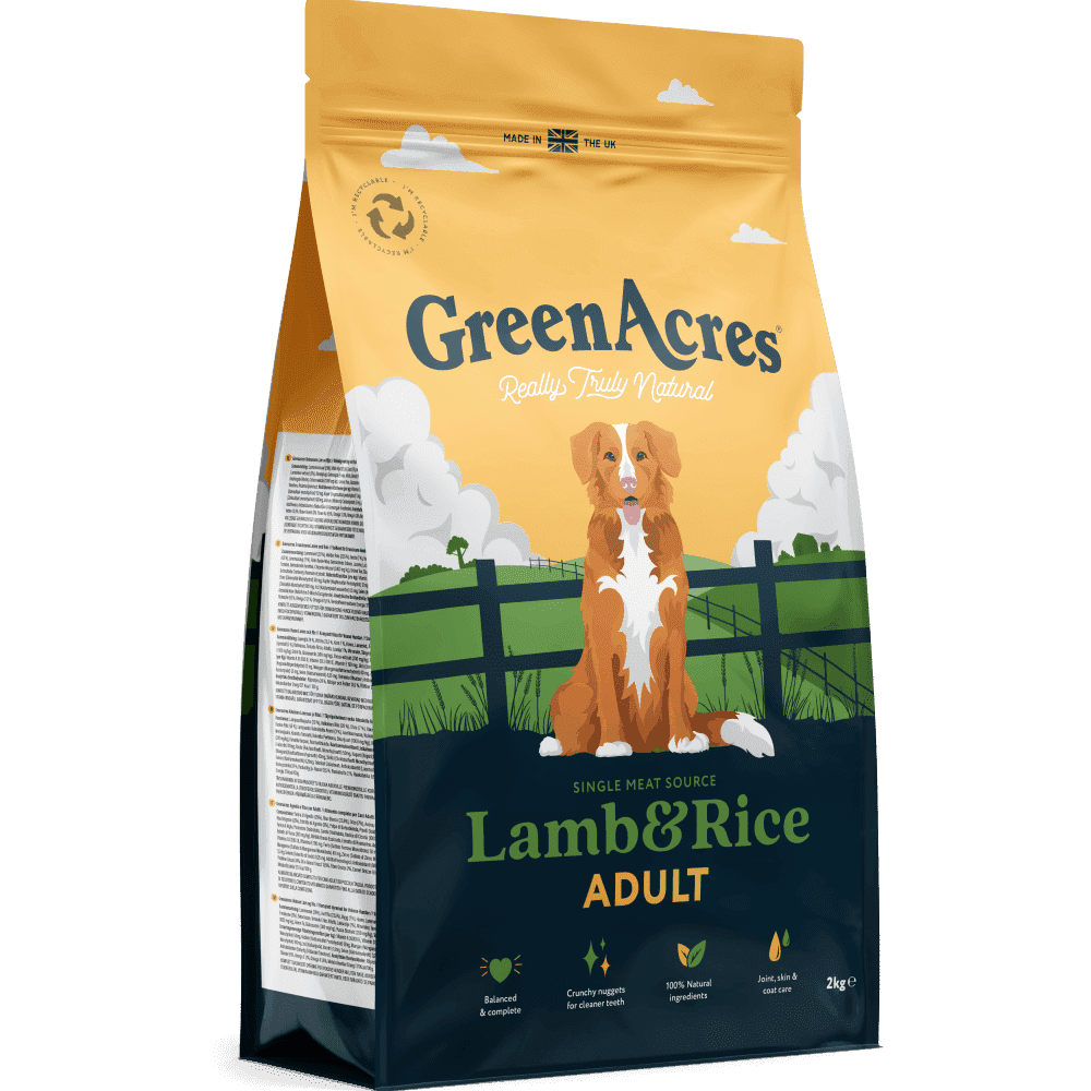 GreenAcres Dog Food: Adult Lamb & Rice 12kg
