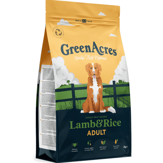 GreenAcres Dog Food: Adult Lamb & Rice 12kg