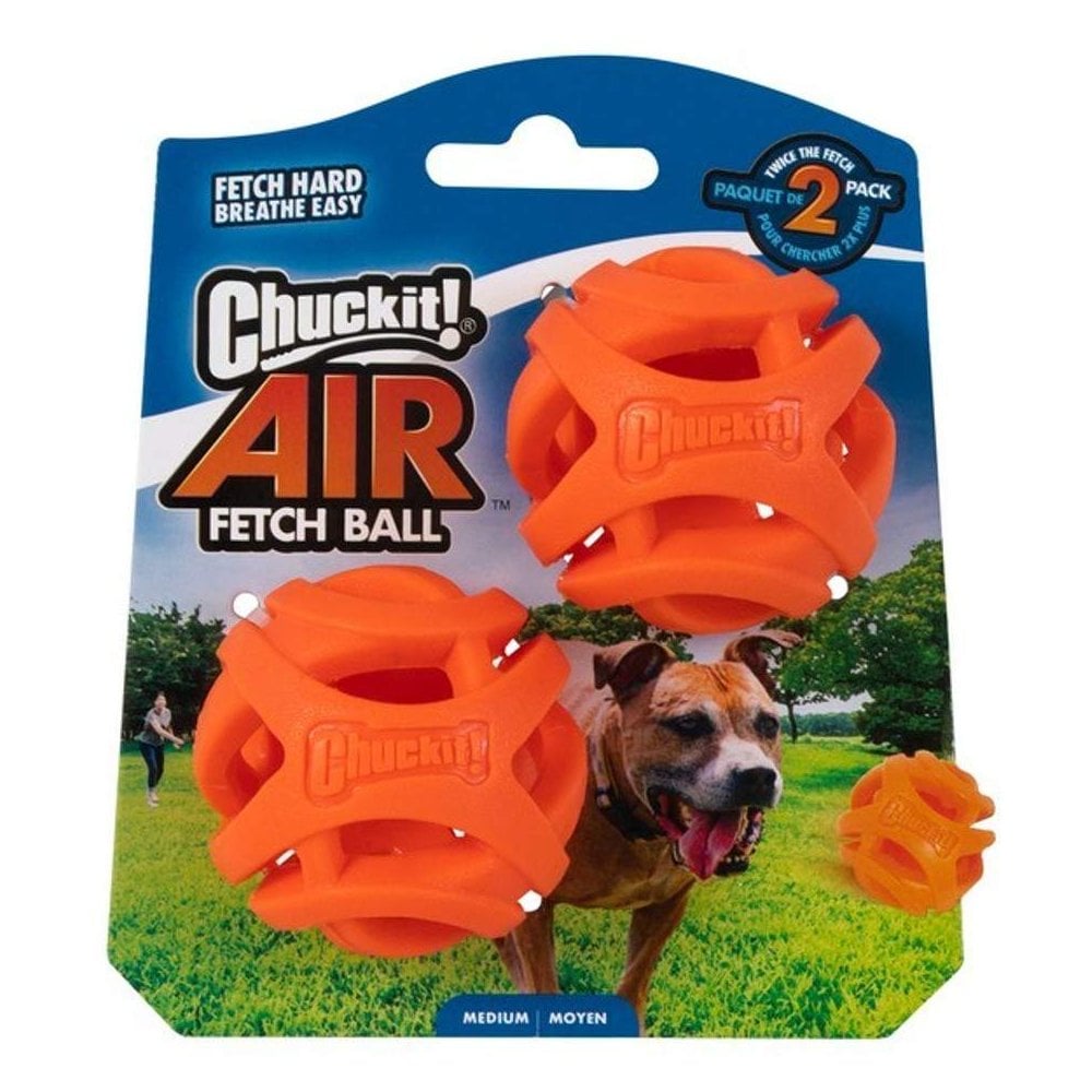 Chuckit Air Fetch Ball Medium 2pk